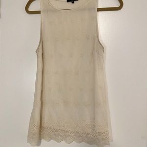 Lacey White Tank